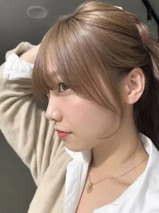 ロング カラー m i k u n aのヘアスタイル