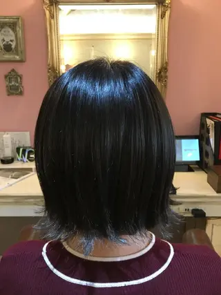 ミディアム カラー plaatje 義見のヘアスタイル