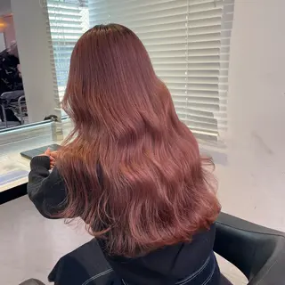 ロング カラー ヘアアレンジ ピンク・ベージュ🩰 カラー🫧とらのヘアスタイル