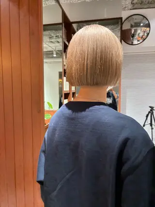 ショート カラー ヘアアレンジ 💟Opus // Mizuki🐕のヘアスタイル