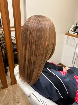セミロング カラー ROSSO川口店 キクチのヘアスタイル