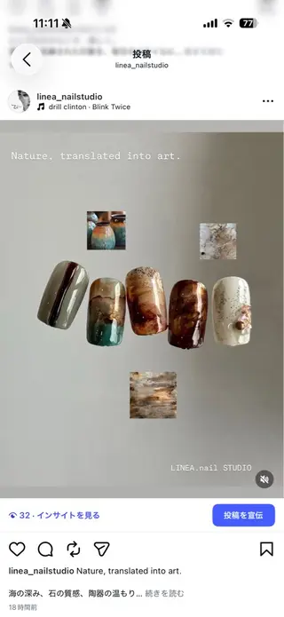 ネイル LINEA.nail Riraiのネイルデザイン