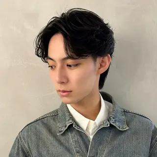 パーマ メンズ メンズ清潔感のプロ 💈メンズパーマ藤田のヘアスタイル