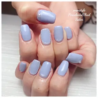 ミディアム ネイル 🐾enen style 🐾のネイルデザイン
