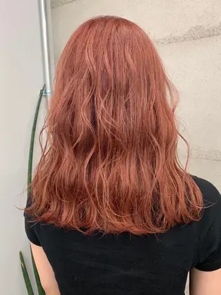 ミディアム カラー 透明感カラー✂︎ /縮毛矯正/YUKAのヘアスタイル