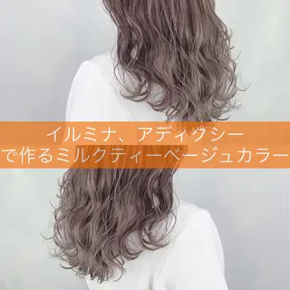 セミロング カラー ⚜️艶髪お任せ⚜️ ⚜️米澤⚜️のヘアスタイル