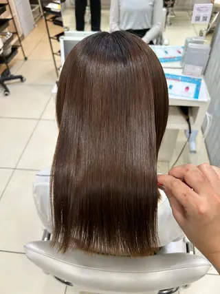 セミロング 【髪質改善カラー】 瀧田嵐士🇰🇷のヘアスタイル