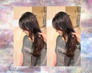 ロング 美容室はなこ✳︎ むうのヘアスタイル