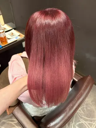 ミディアム カラー 小池 穂果/ 府中のヘアスタイル