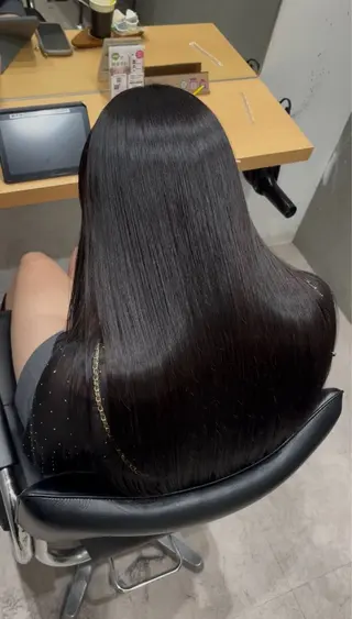 ミディアム カラー 髪質改善ヘアケア 艶髪特化/上田のヘアスタイル