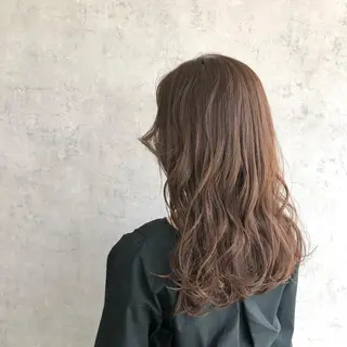 ロング カラー パーマ ヘアアレンジ メンズ キッズ ネイル マツエク・マツパ エビスザキレン／メン ズ／心斎橋🌳のヘアスタイル