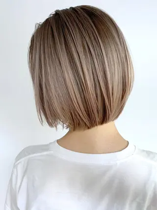 ショート カラー パーマ ヘアアレンジ ITbyALBUM 松戸のヘアスタイル