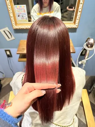セミロング 【echelle】 あむのヘアスタイル