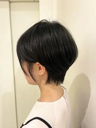 ショート 艶髪 藤原まいこのヘアスタイル