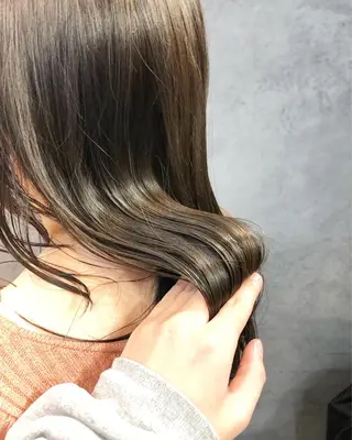 セミロング カラー ヘアアレンジ メンズ特化✂️栗原 侑也のヘアスタイル