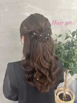 ヘアアレンジ ✨透明感艶カラー ✨💍Yuri💍のヘアスタイル