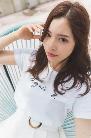 セミロング 髪質改善 ami byAbsoのヘアスタイル