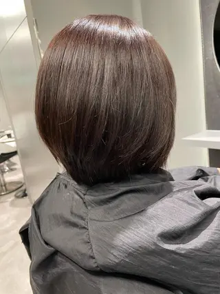 ショート カラー 髪質改善艶髪特化 二瓶 海人のヘアスタイル