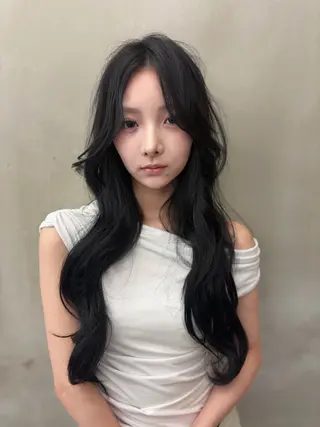 ロング ✨縮毛矯正✨レイヤー ホウダカズヒロのヘアスタイル