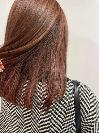 ミディアム カラー ヘアアレンジ 🎀レイヤー 透明感 カラーyuuri🎀のヘアスタイル