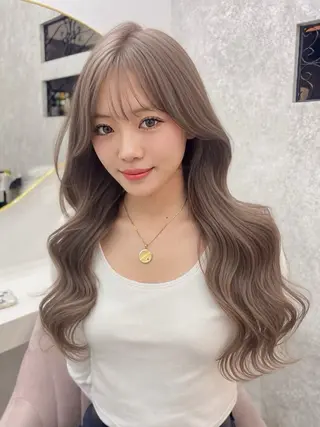 カラー 🫧yumena🫧 艶カラー特化🖤大宮のヘアスタイル