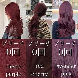 ロング カラー ブリーチ縮毛矯正飛我 韓国ヘア🫧のヘアスタイル