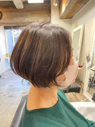 ショート カラー 【海外風ヘア、 似合わせ】KAEDEのヘアスタイル