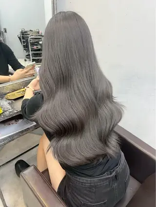 ロング カラー 松本 心優のヘアスタイル