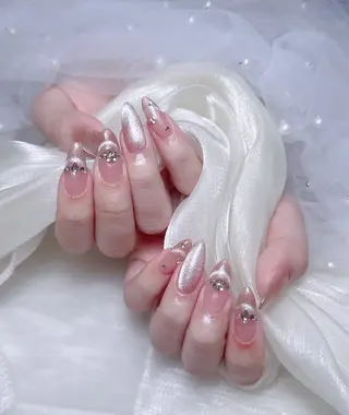 ネイル 🎀も ものネイルデザイン