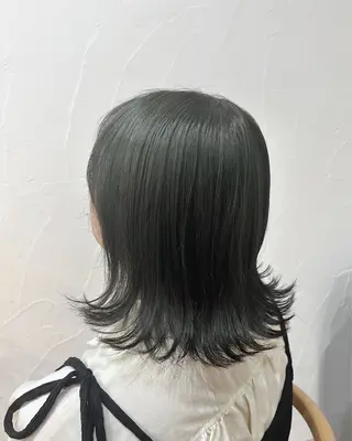 ミディアム ブリーチなし透明感 カラー/チサト🌿のヘアスタイル