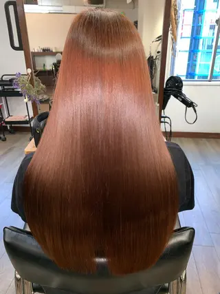 ロング 縮毛矯正/髪質改善 井上智秀のヘアスタイル
