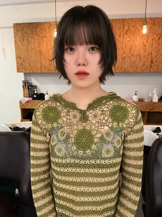 ショート 暖色/パーマ 🌼クニトウメイのヘアスタイル