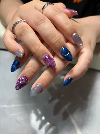 ネイル PEEKABOO京橋 HINA1級保持✨のネイルデザイン