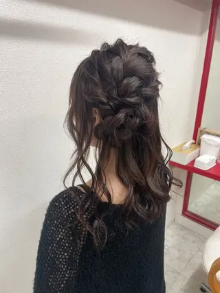 セミロング ヘアアレンジ ♥StudioS2 ななみ♥のヘアスタイル