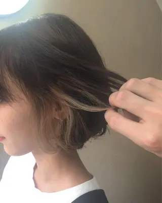 ショート カラー パーマ ヘアアレンジ メンズ キッズ ネイル マツエク・マツパ 新宿/髪質改善/ 美髪矯正✨浅江通友のヘアスタイル