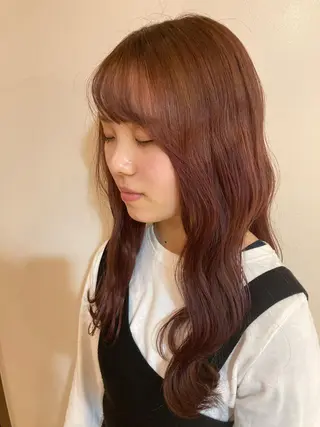 ロング カラー 高森 雅のヘアスタイル