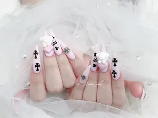 ネイル MoMoA Nail ネイル長さ出し専門店のネイルデザイン