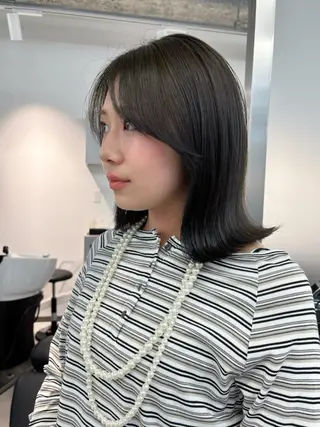 ミディアム 𝗺𝗶𝗸𝘂♡ 似合わせ🎀のヘアスタイル