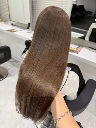 ロング カラー 🍀ブラウンベージュ sakura🍀のヘアスタイル