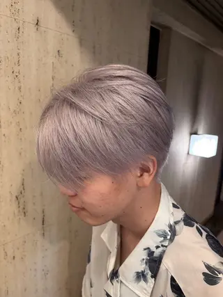カラー メンズ メンズハイトーン特化 てるぼうのヘアスタイル