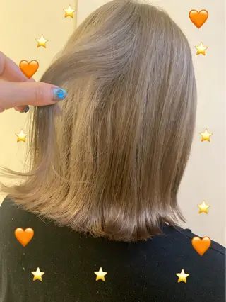 ミディアム カラー 新宿駅近♡個室 ♡関口三都季🌜のヘアスタイル