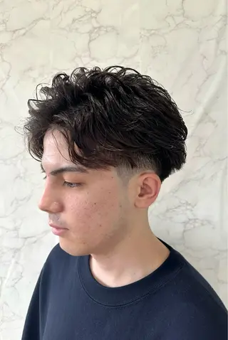 ショート パーマ 福本 ルミのヘアスタイル
