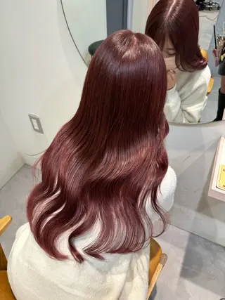ロング カラー ayaka♡ 柔らかカラーのヘアスタイル