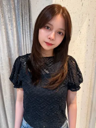 ミディアム カラー mai / linoah˚✧のヘアスタイル