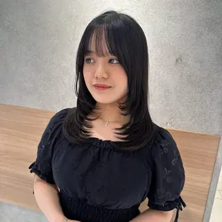 ミディアム ♡モデル募集中♡ Hananのヘアスタイル