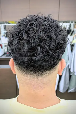 ショート パーマ 理容プラージュ燕三条 福井のヘアスタイル
