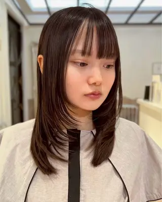 セミロング 髪質改善/艶髪🦖 🤍SARA🤍のヘアスタイル