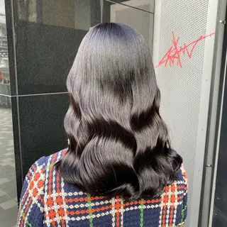 ロング カラー 山内 直英のヘアスタイル
