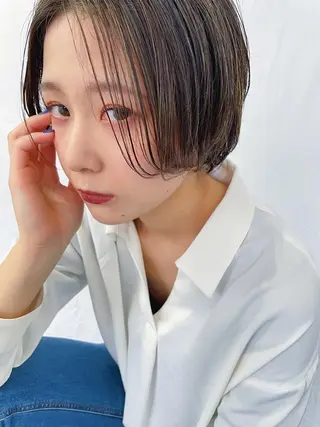ショート カラー パーマ/パーマ落とし 【Kouta】のヘアスタイル