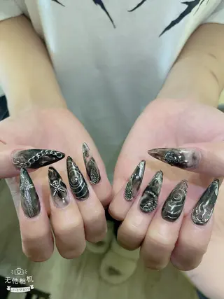 ネイル MoMoA Nail ネイル長さ出し専門店のネイルデザイン
